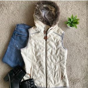 Like new, wool blend Prana vest